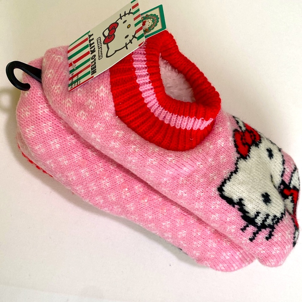 Hello kitty slippers socks - Picture 2 of 3